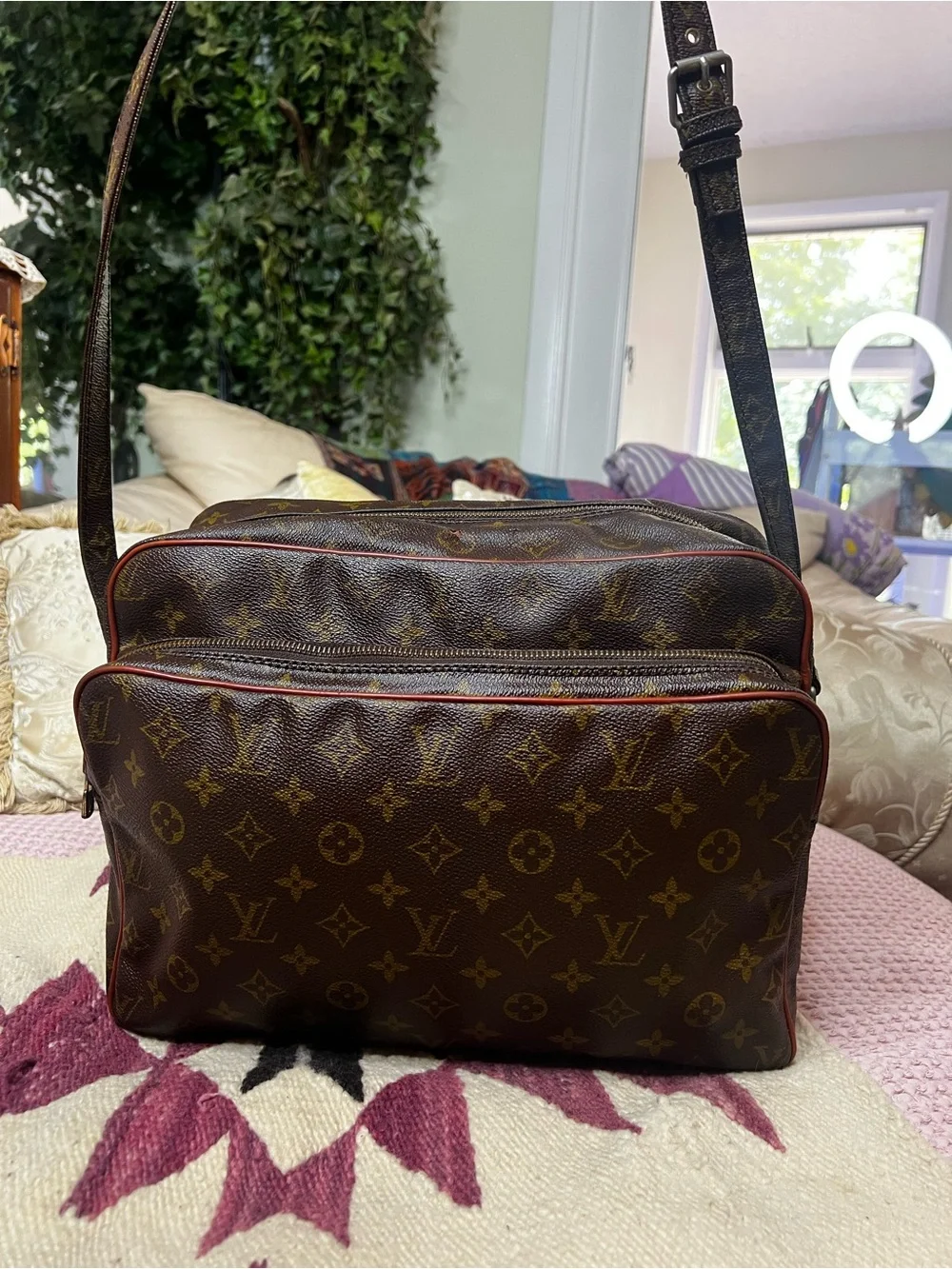 Louis Vuitton Vintage Monogram Nile GM Shoulder Bag